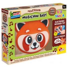 Giochi MONTESSORI WOOD MUSICHINI RED PANDA