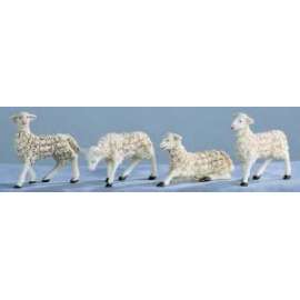 PRESEPE PECORE 10cm conf.4pz