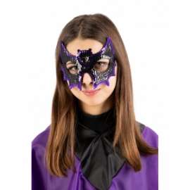 Halloween MASCHERA PIPISTRELLO C/PAILLETTES