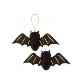 Halloween PIPISTRELLI IN CARTA 26cm conf.2pz