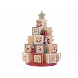 Calendario Avvento ALBERO h.28,5cm