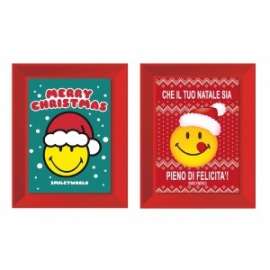 Biglietti Natale SMILE CHRISTMAS conf.12pz NHS01/06