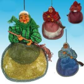 BEFANA APPENDIBILE CON SACCO TULLE