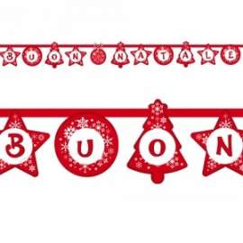 Party BANNER BUON NATALE 2mt