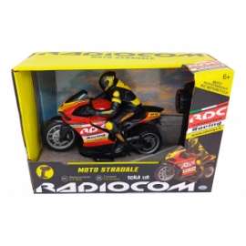 MOTO DA STRADA scala 1:10 CON RADIOCOMANDO