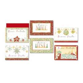 Chiudipacco Natale 8,5x13,5cm SOGGETTI ASSORTITI