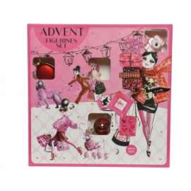 CALENDARIO AVVENTO C/ADDOBBI PINK