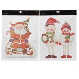 Vetrofanie Natale SOGGETTI ASSORTITI