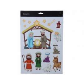 Stickers Natale NATIVITA' 29,5x44cm