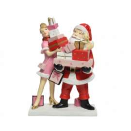 BABBO NATALE C/PACCHETTI h.20cm