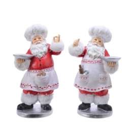 BABBO NATALE CUOCO h.30cm