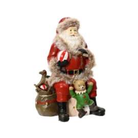 BABBO NATALE c/GIOCATTOLI h.19cm