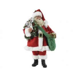 BABBO NATALE C/BORSA DEI REGALI h.28cm