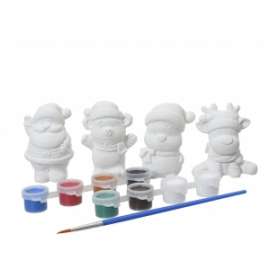 SET COLORI E SOGGETTI DA DIPINGERE h.6,5cm 