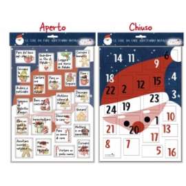 Calendario Avvento BABBO NATALE C/FRASI