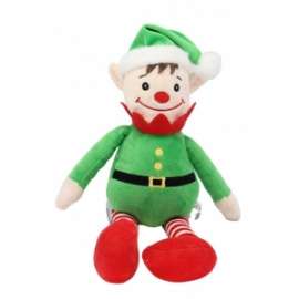 PELUCHE ELFO NATALE SNODATO