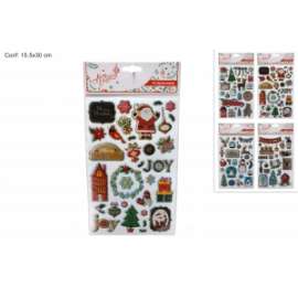 Sticker Natale SOGGETTI ASSORTITI  .65394