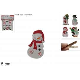 MOLLETTE NATALE ASSORTITE Conf.6pz .45102