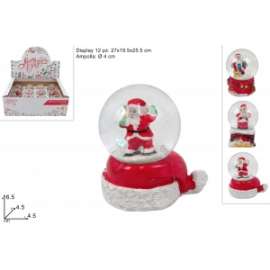 Sfera Acqua BABBO NATALE diam.4,5cm .15047