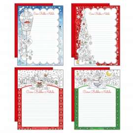 Letterine Natale DA COLORARE conf 24pz