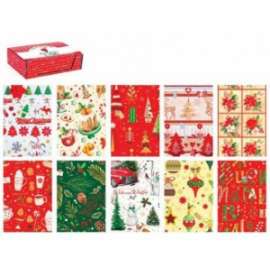 Carta Regalo Natale 70x100cm FANTASIA conf.100fg