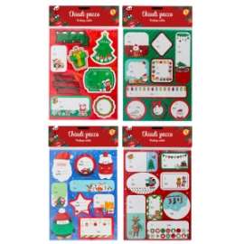 Chiudipacco Natale ADESIVI Set 32pz