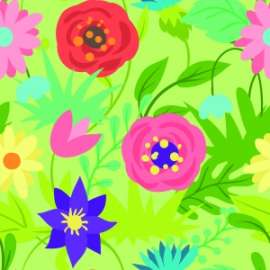 Carta Regalo 70x100cm FIORI 05 conf.10fg  