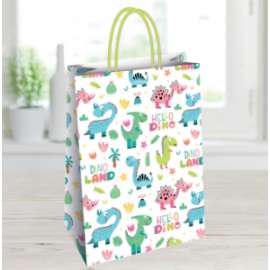 Shopper Carta 23x29x10 DINO conf.10pz