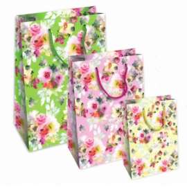 Shopper Carta 33x45x10 FIORI conf.10pz