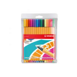 Penna fineliner STABILO® point 88 Astuccio 15 Colori