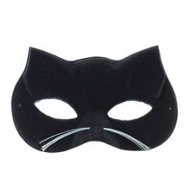 Carnevale FARFALLA GATTO  SCAMOSCIATO C/BAFFI