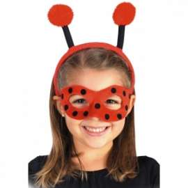 Carnevale SET COCCINELLA C/CERCHIETTO E MASCHERA