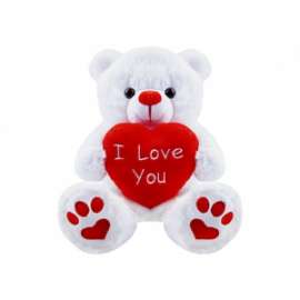 San Valentino PELUCHES ORSO BIANCO 20cm 