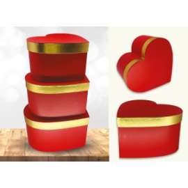 San Valentino SCATOLE CUORE Set3pz