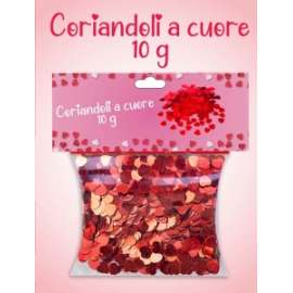 San Valentino CORIANDOLI CONFETTI CUORI METAL