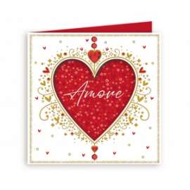 Biglietti San Valentino FANTASIE ASSORTITE conf.6pz        