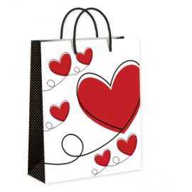 Shopper San Valentino FANTASIE ASSORTITE misura L conf.6pz        