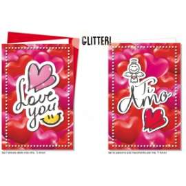 Biglietti San Valentino I LOVE YOU conf.12pz        