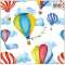 Carta Regalo 70x100 MONGOLFIERE COLORATE 