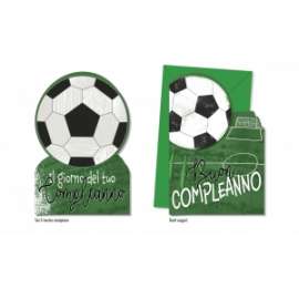 Biglietti Compleanno FANTASIA CALCIO conf.12pz