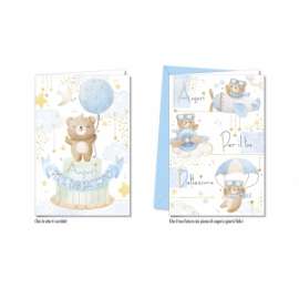 Biglietti Battesimo FANTASIE MASCHIO conf.12pz