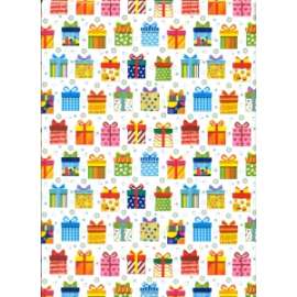 Carta Regalo 70x100cm FANTASIA PACCHI REGALO 17 conf.10fg  