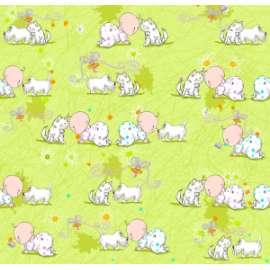 Carta Regalo 70x100cm FANTASIA BEBE' C/ANIMALI 71 conf.10fg  