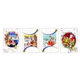 Chiudipacco Natale FANTASIE ASSORTITE conf.100pz