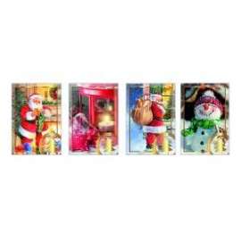 Chiudipacco Natale FANTASIE ASSORTITE conf.100pz