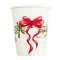 Party Natale BICCHIERI 250cc HOLLY CHRISTMAS conf.8pz