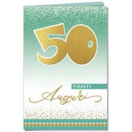 Biglietti Compleanno NUMERO 50 conf.6pz