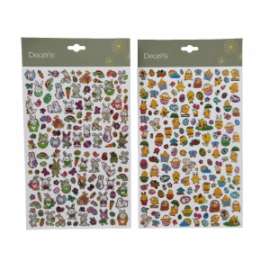 Pasqua STICKER ASSORTITI PULCINI E CONIGLI