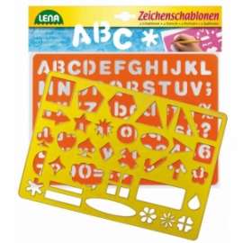 Giochi STENCIL NUMERI E LETTERE
