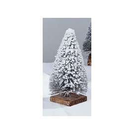 PRESEPE PINETTO VERDE INNEVATO 22cm